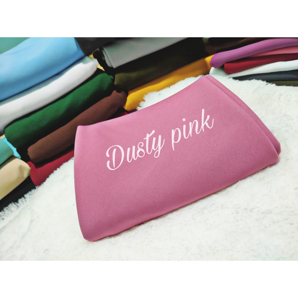 khimar instan mawar 2 layer free cadar 2 layer tali kerudung segi empat instans.hijab instan-Dusty pink