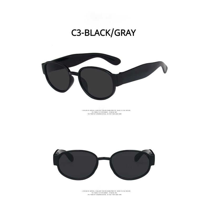 2021 Korean retro small frame men's ins net red round frame sunglasses