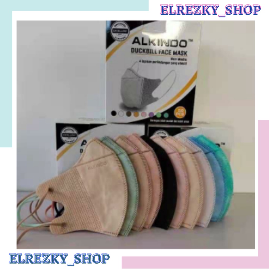 MASKER ALKINDO DUCKBILL - DUCKBILL ALKINDO MIX 10 WARNA