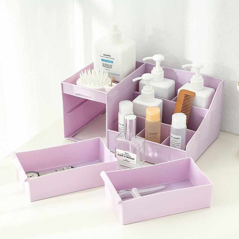 FYGALERYSURABAYA HL0124 Rak Kosmetik Kotak Penyimpanan Skincare Make Up Storage Box Organizer Serbaguna