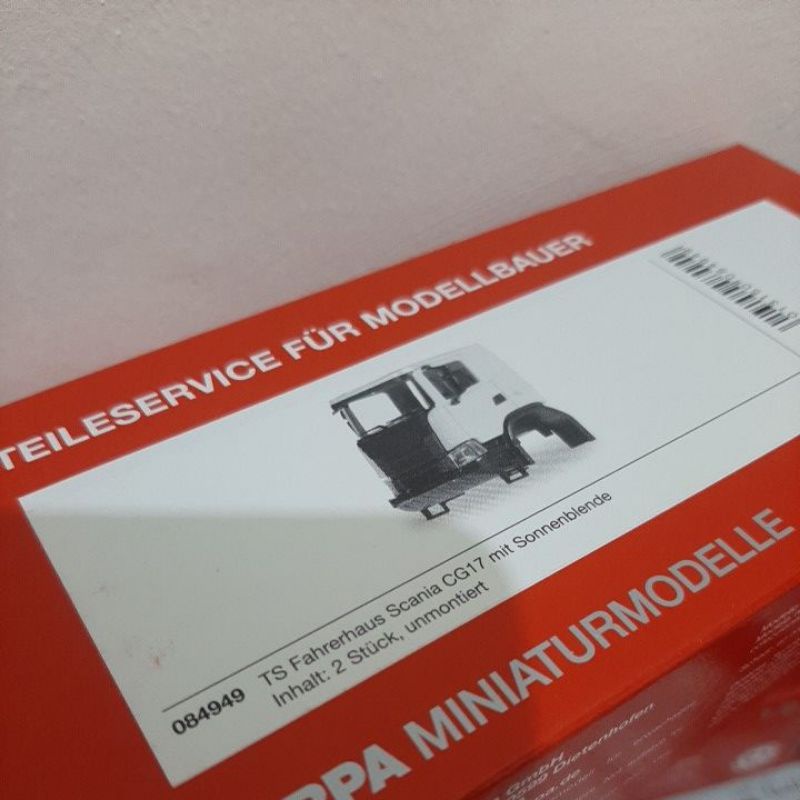 herpa 084949 cabin scania CG skala 87