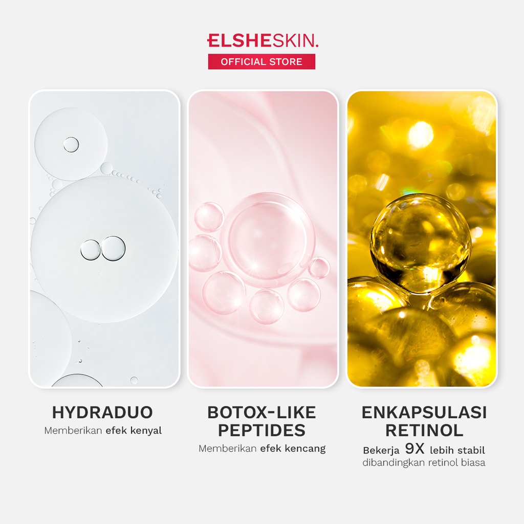 5 in 1 ElsheSkin Eyessential Night Serum - 18ml Retinol (7 Hari Cerahkan Mata Panda) - Eye Serum Kerutan-3