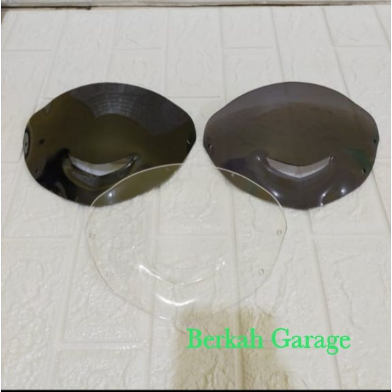 Visor 125z PNP FiZr Satria Hiu 2T - Hitam Tebal