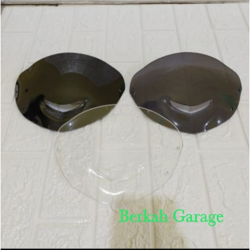 Visor 125z PNP FiZr Satria Hiu 2T - Hitam Tebal