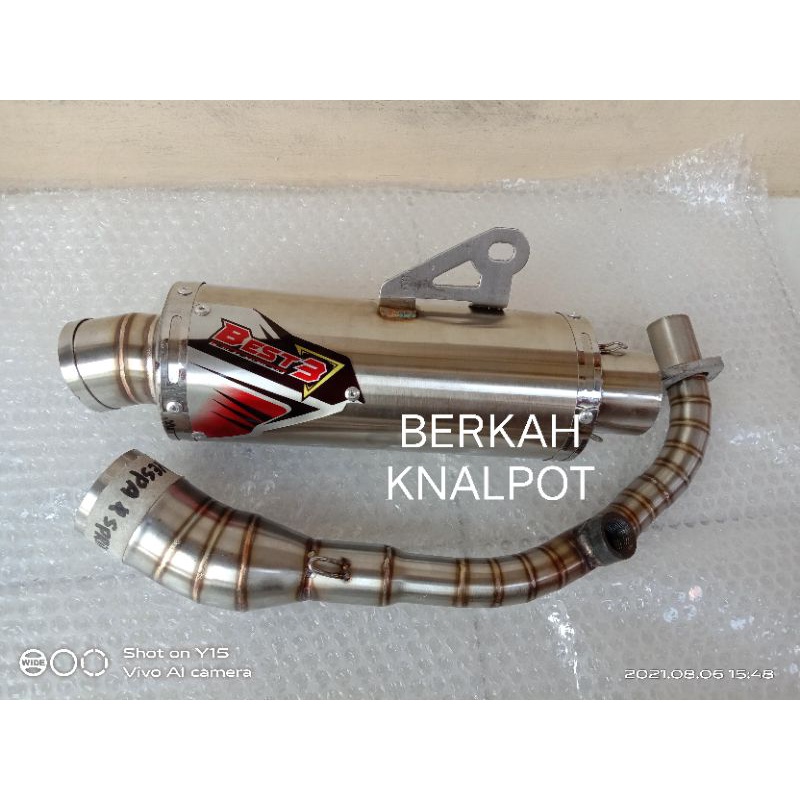 Knalpot racing Best3 Vespa Sprint Primavera LX 125/150 S GTS fullsystem