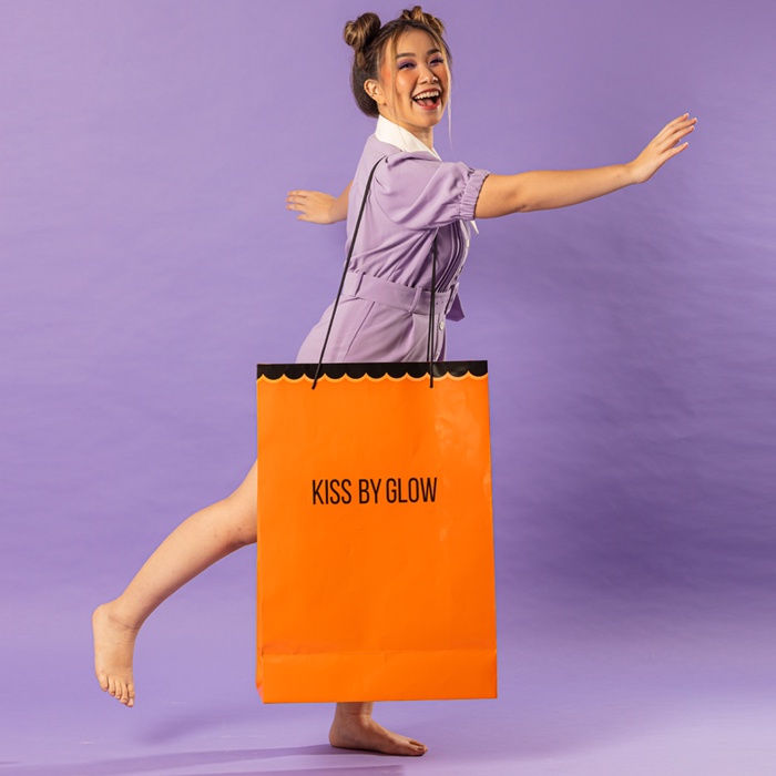 

KISS BY GLOW - Giant Orange Bag