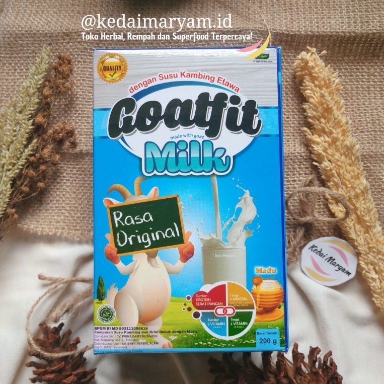 

Susu Kambing Goat Milk Rasa Original 200 Gram