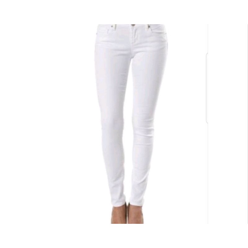 Preloved Jeans Putih L414 Woman