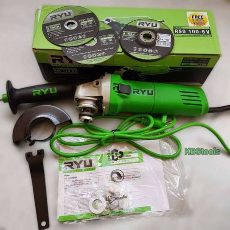 Mesin Gerinda Dimmer 4" Ryu RSG-5V Variable Speed