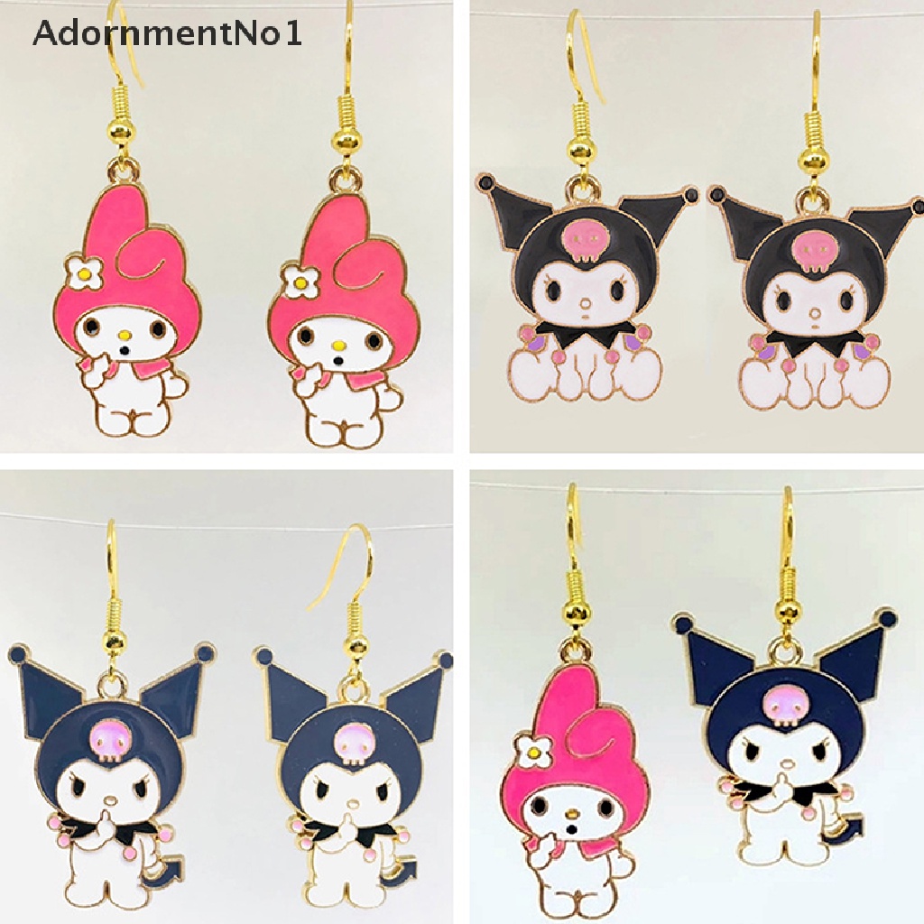 (AdornmentNo1) Anting Gantung Panjang Kait Motif Kartun Kelinci Untuk Perhiasan Wanita / Cosplay