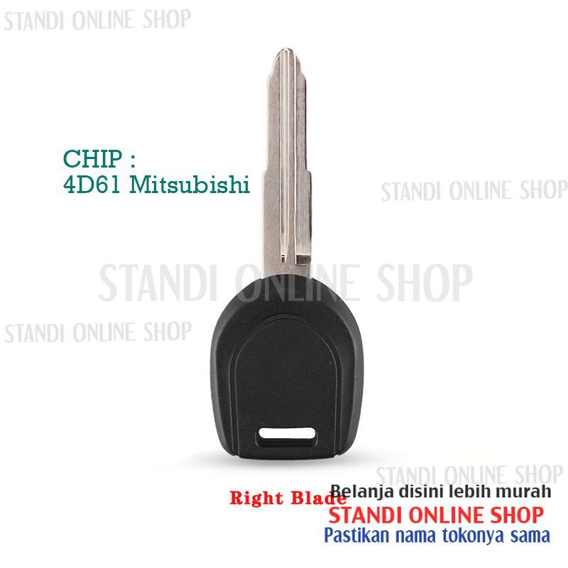 Casing Kunci Key Shell Blank Bahan Kunci Mitsubishi Lancer Chip 4D61