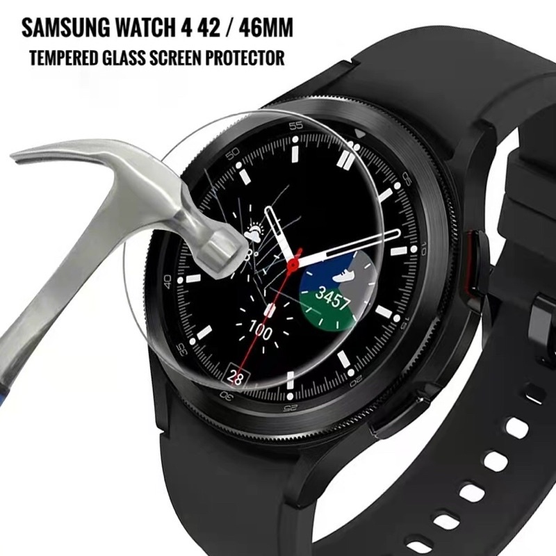 Anti Gores Samsung Galaxy Watch 4 Classic 42mm dan Watch 4 Classic 46mm - Pelindung Layar Temperedglass