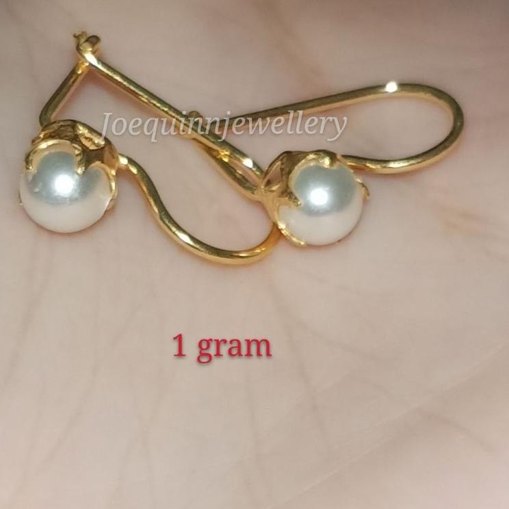Serbuuuu.. Anting mutiara 1 gram emas muda