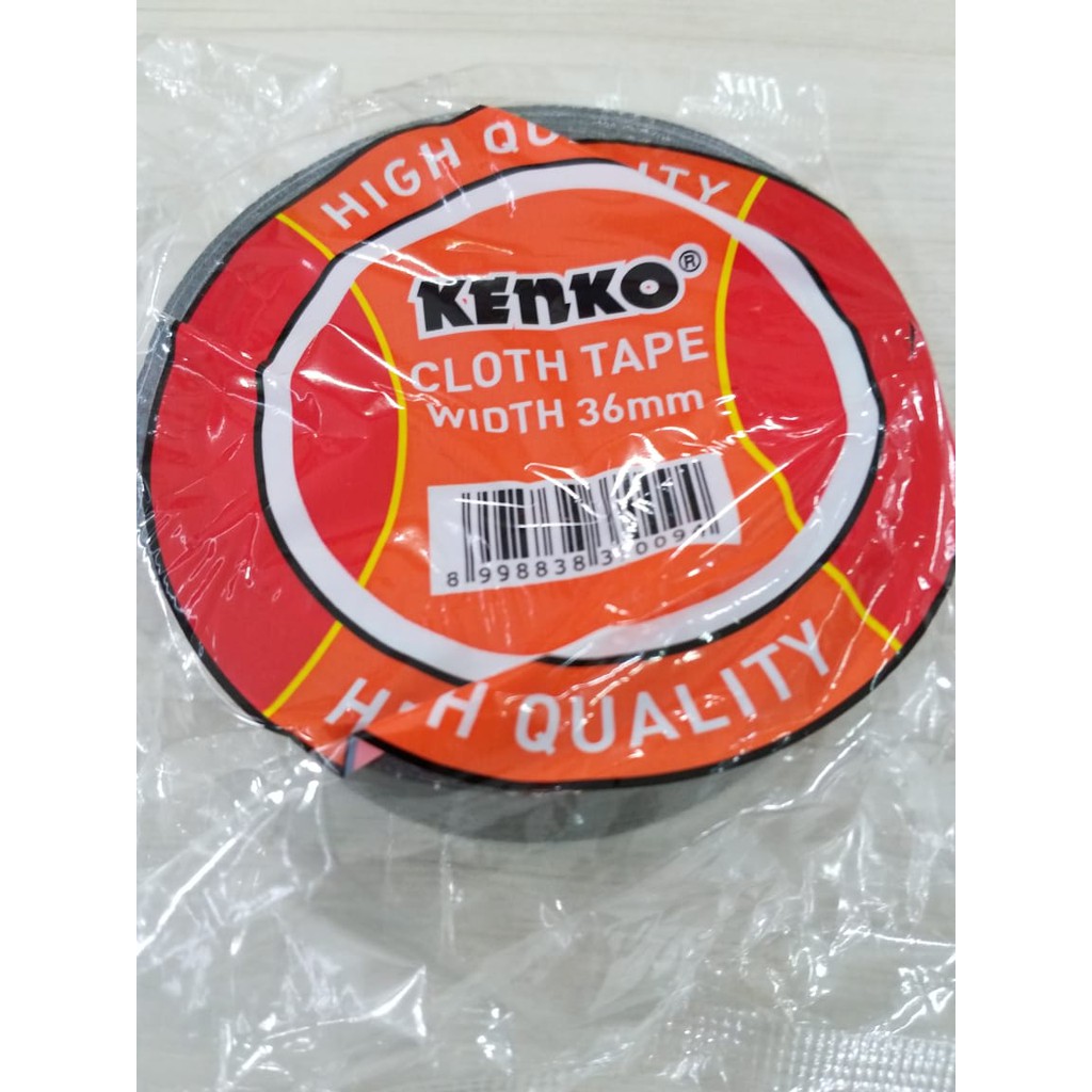

Lakban Kain Hitam Kenko 1 1/2 Inch / Cloth Tape 36 mm 10130136