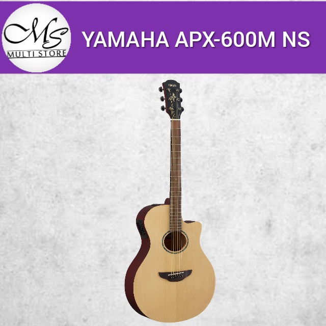 Gitar Akustik Elektrik - YAMAHA APX600M - APX 600M - APX600 M - APX 600 M - NS - NATURAL SATIN - ORI
