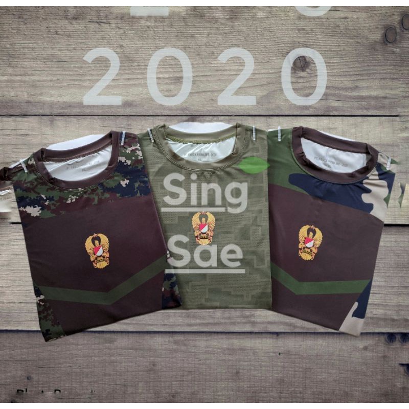 Kaos KASAD 2020 &amp; 2021 Asli Jatah Pembagian TNI 1set (3pcs) /Kaos Jatah PAMEN terbaru