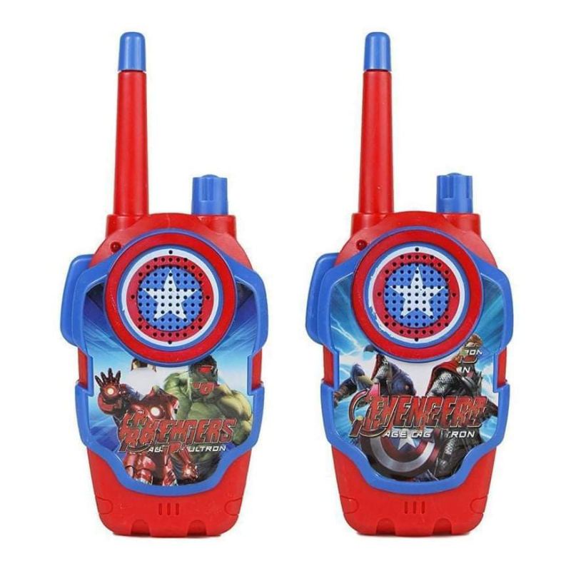 MAINAN WALKIE TALKIE SPIDERMAN SET / MAINAN ANAK WALIKE TALKIE SPIDERMAN TELEPON PROMO TERMURAH COD