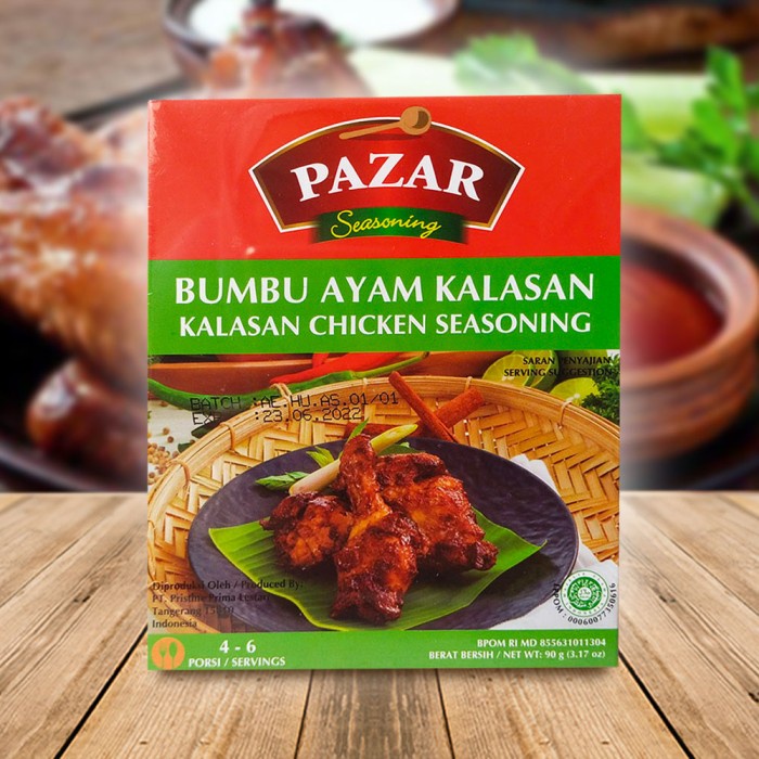 

PAZAR BUMBU AYAM KALASAN - Bumbu Masak Instan Box 90g