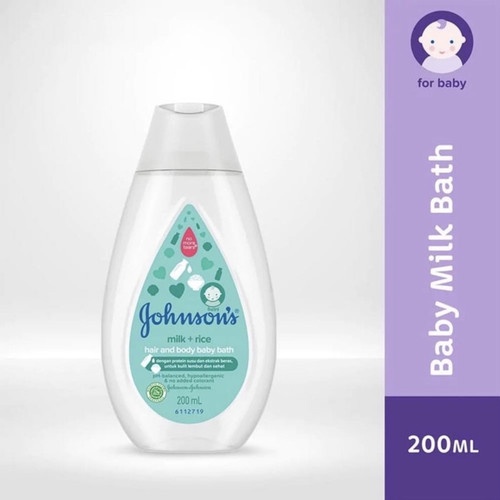 Johnson's Milk + Rice Head &amp; Body Baby Bath 200ML / 500ml