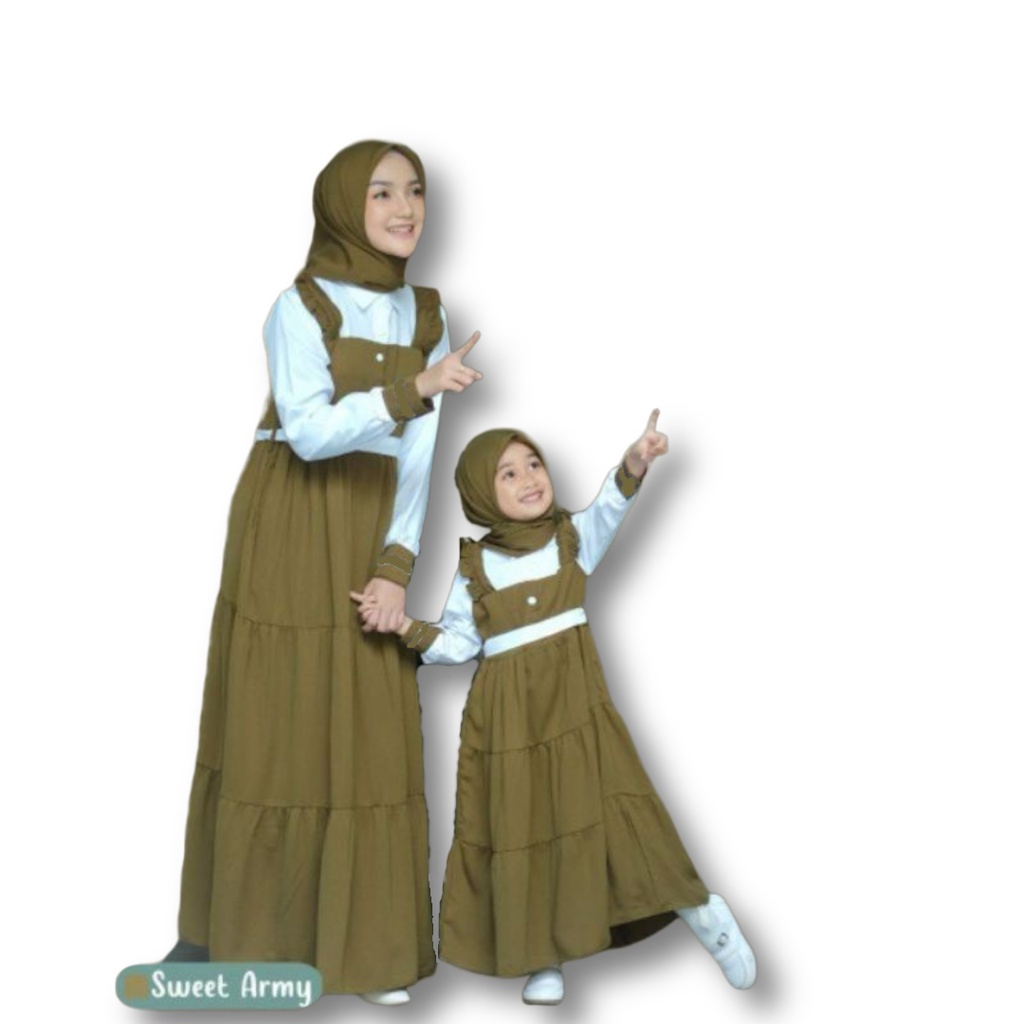 BAJU WANITA IBU &amp; ANAK LIVY DRESS COUPLE-GAMIS WANITA-GAMIS TERBARU-DRESS WANITA