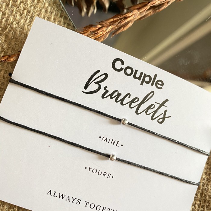 Gelang Couple minimalis - Gelang couple