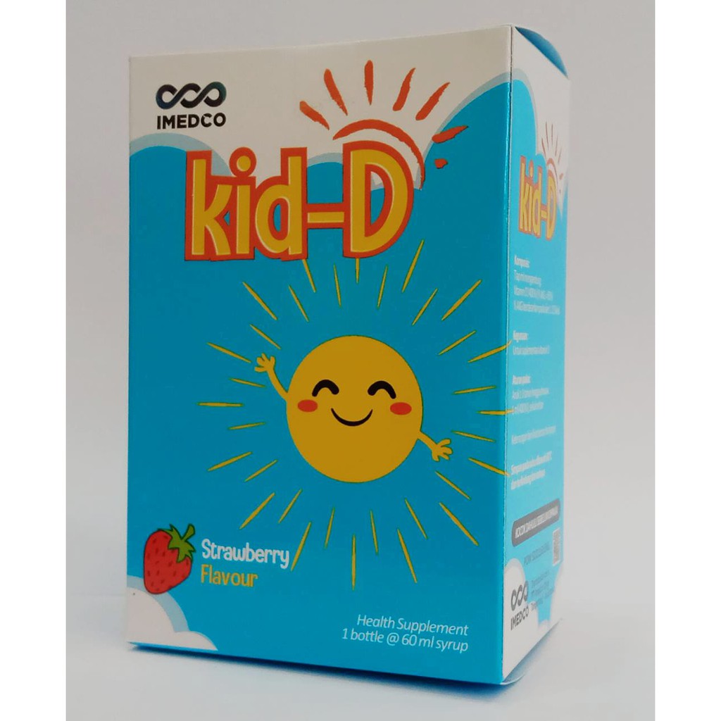 KID-D SIRUP SYRUP 60 ML - VITAMIN D3 400 IU ANAK