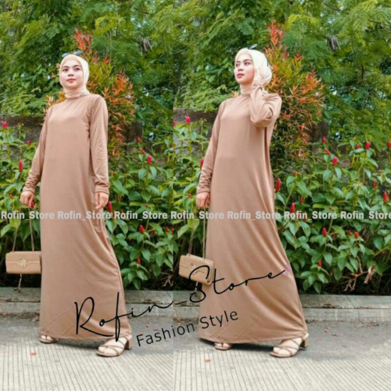 GAMIS MANSET LENGAN PANJANG/GAMIS MANSET KAOS PREMIUM