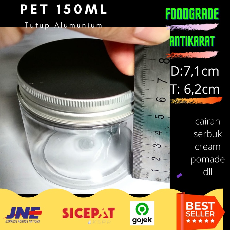 jar toples plastik PET 150 ml