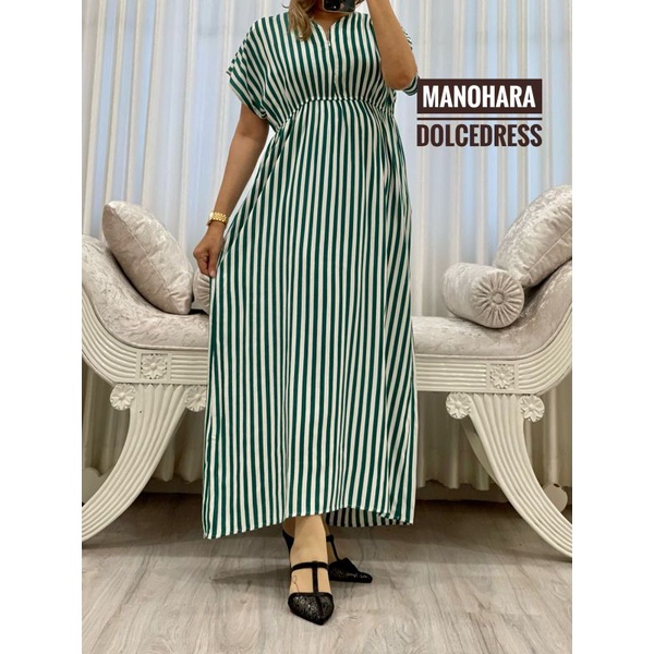 Daster Arab Dolce MANOHARA Long Dress Rayon Semata Kaki