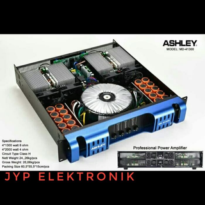 POWER AMPLIFIER ASHLEY MD 41300 / MD41300 / MD-41300 ORIGINAL