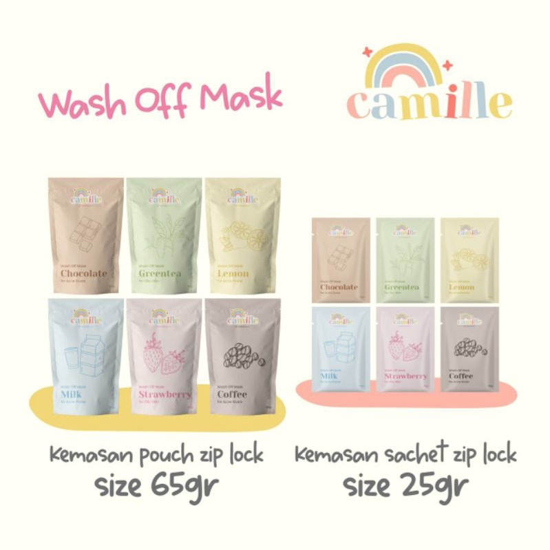[READY] MASKER CAMILLE BPOM / MASKER ORGANIK CAMILLE / MASKER CAMILE EX MASKYOURNEEDS