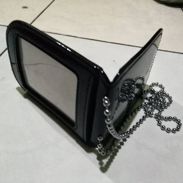 

Name tag dompet kta kulit plus kalung bola] glossy kilap