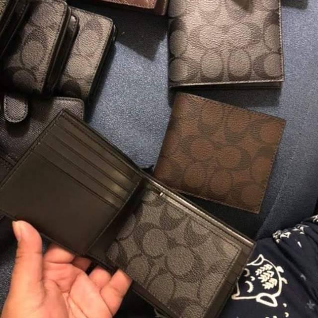 Coach F74993 Signature Compact ID