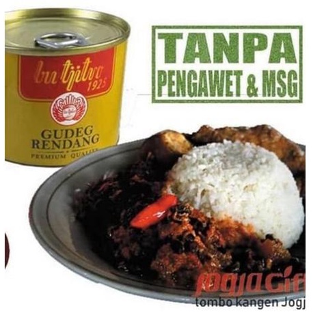 : Bu Tjitro 1925 Gudeg Kaleng Rasa Rendang Paket 8 Kaleng