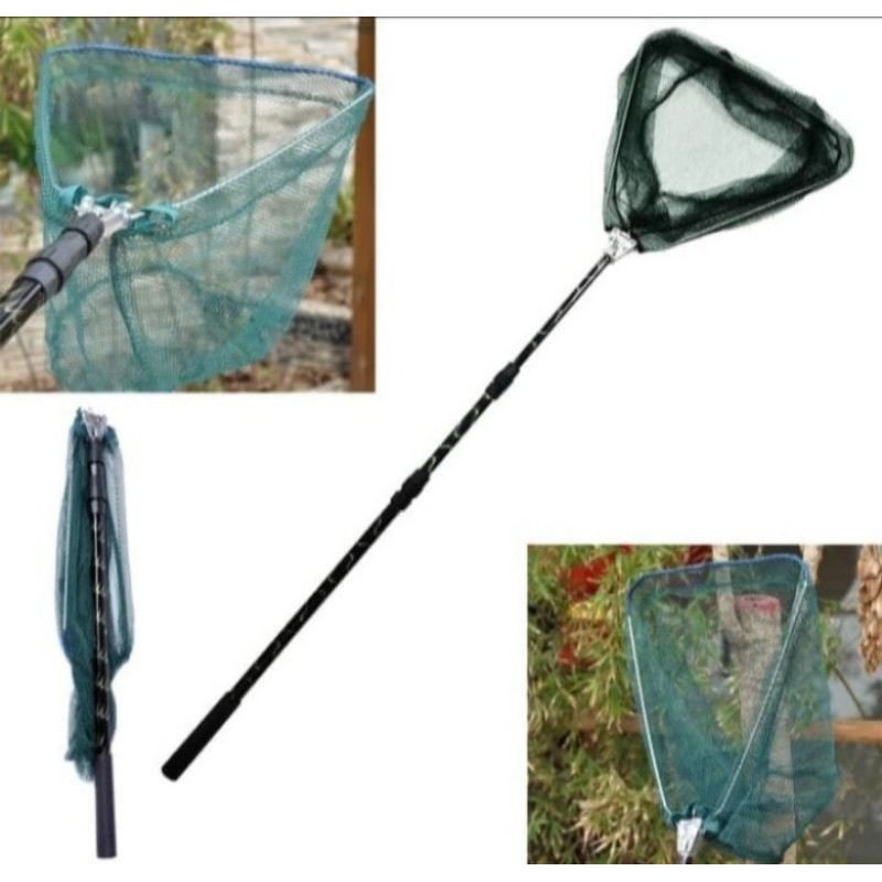 Serokan lipat - Serokan ikan - Hand net fishing - serokan panjang
