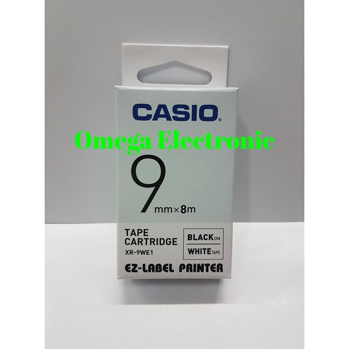 

PROMO EZ Label Printer XR-9WE1 9mm Black on White Tape Label Casio/PULPEN GEL/PULPEN LUCU/PULPEN 1 PACK/PENSIL WARNA/PENSIL 2B/PENGHAPUS JOYKO/PENGHAPUS LUCU/RAUTAN PENSIL PUTAR/RAUTAN ELEKTRIK/SPIDOL WARNA/SPIDOL PERMANEN/SPIDOL WHITEBOARD/CORRECTION