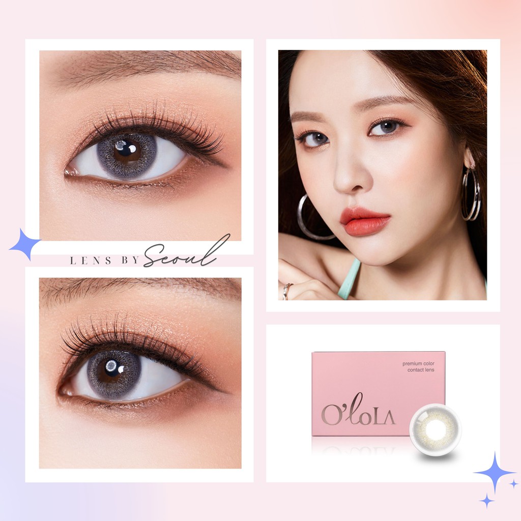 LENSBYSEOUL Olola Dewie - Gray Korea Natural Contact Softlens