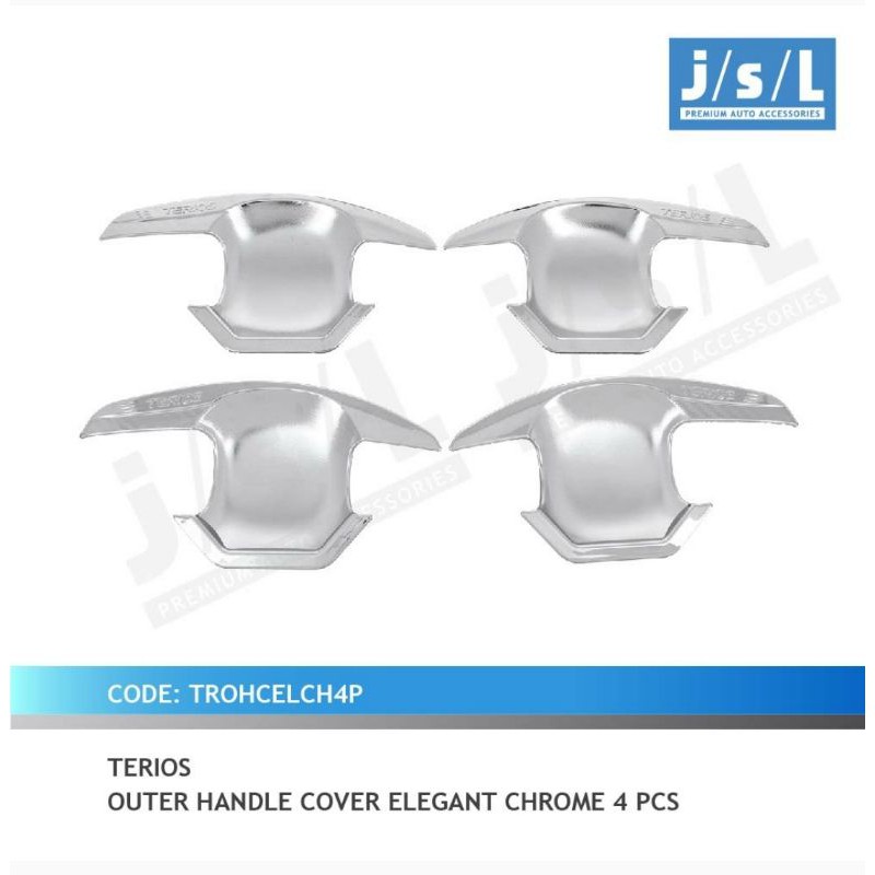 cover outer Terios elegant chrome jsl