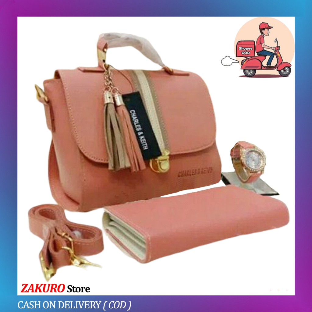 Sophie Paris Tas Selempang Wanita Alaqua Maroon T5624M2 i.204812 T3P4 Tas Batam Kondangan t Kor