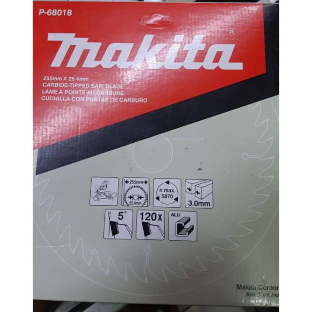 Mata Potong Alumunium 10 inchi 120 T Makita P-68018