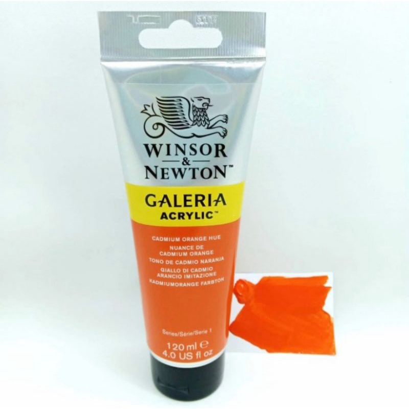 

CAT AKRILIK GALERIA ACRYLIC COLOUR 120 ML CADMIUM ORANGE HUE WINSOR & NEWTON