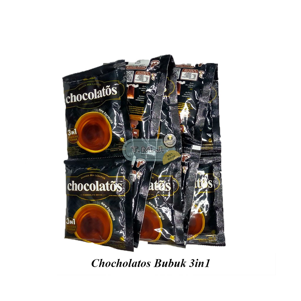 

Chocholatos Bubuk 3in1 Chocholate Flavour / Renceng