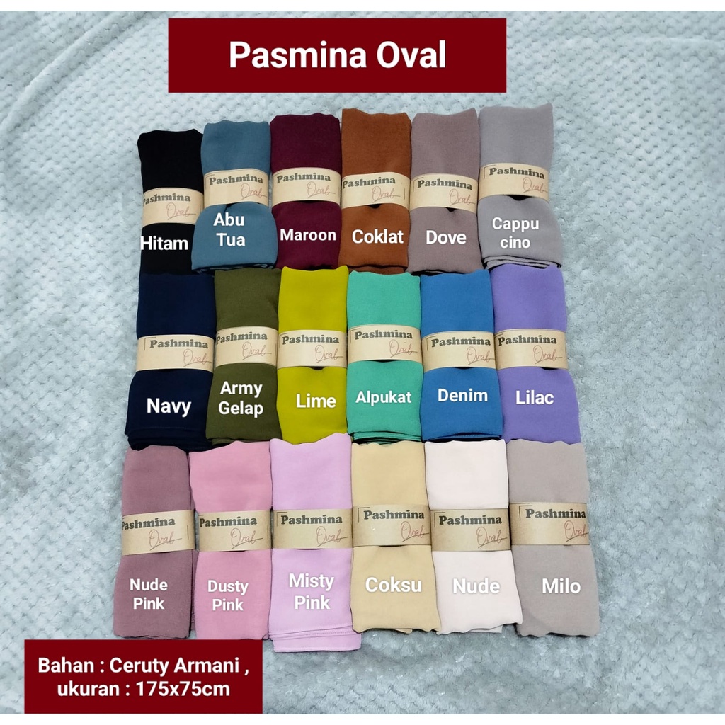 HIJAB PASHMINA OVAL//MUDYMUDY