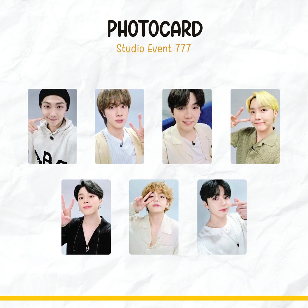 [UNOFFICIAL] Photocard BTS Butter Studio Event 777