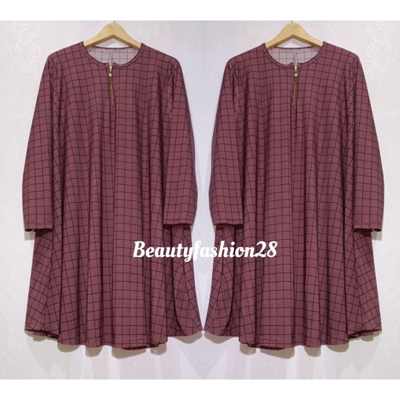TUNIK 01 SUPER JUMBO JERSEY KOREA ATASAN WANITA LD 120-160 PB 105/ATASAN WANITA DEWASA KEKINIAN