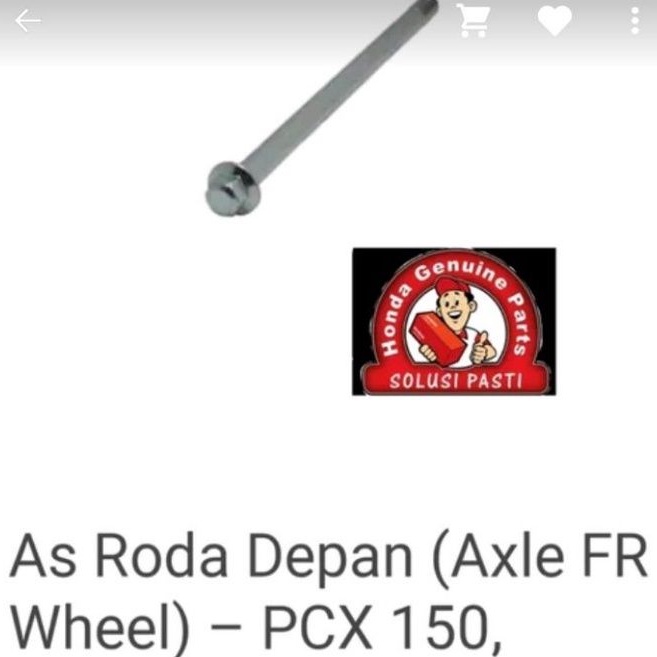 as roda excel fr whell motor honda PCX 150 44301-K97-T01 alsli honda