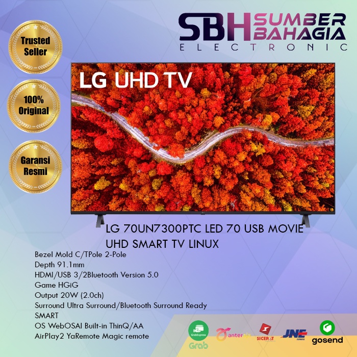 LG 70UN7300PTC LED 70 USB MOVIE UHD SMART TV LINUX (KHUSUS BANDUNG)