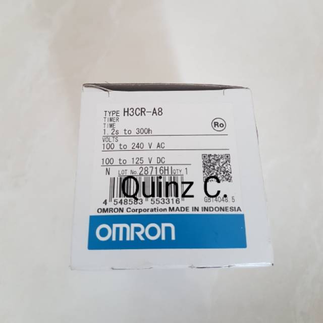 Timer Omron H3CR A8 220Vac ORI h3cra8 ORI