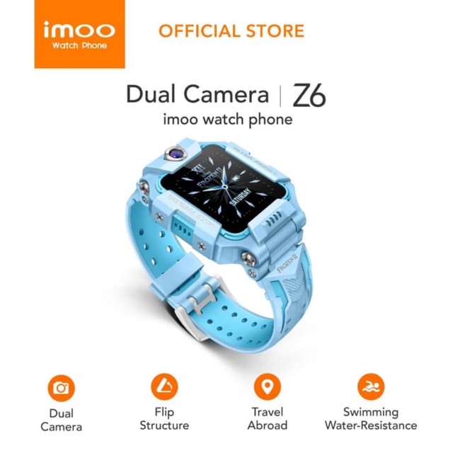 imoo Watch Phone Z6 Frozen II - HD Video Call - Garansi Resmi imoo 100% Original