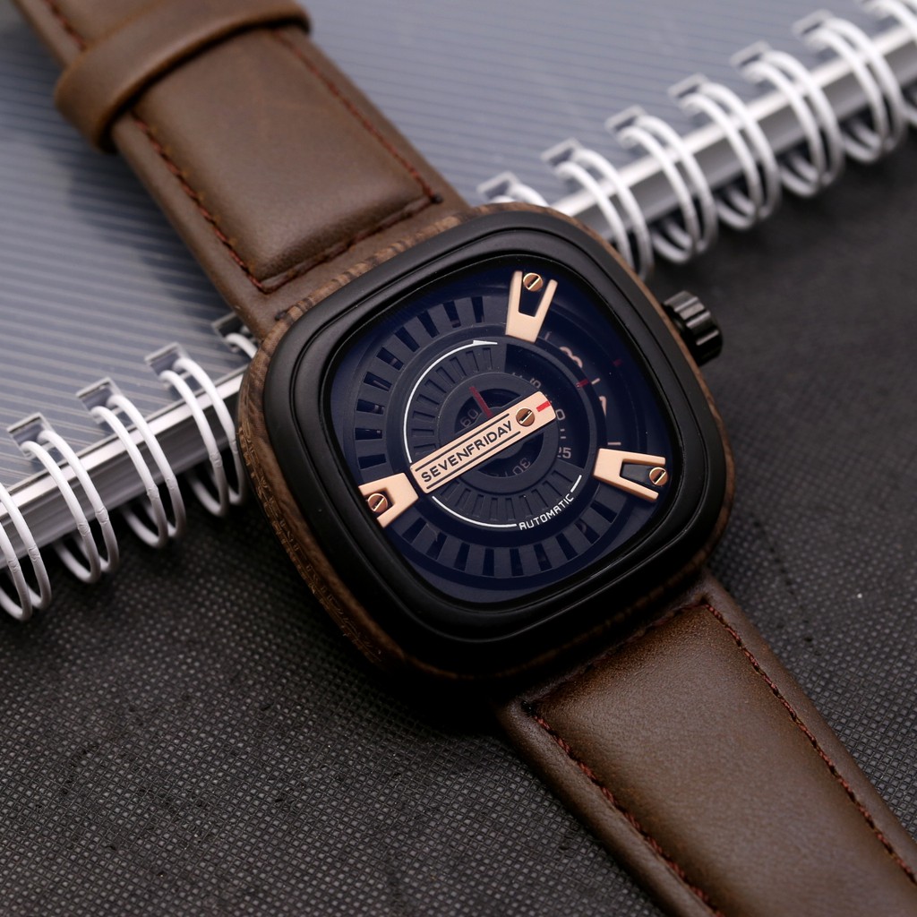 Jam Tangan Pria Seven Friday M2-1 Wood - 2 Pilihan Warna